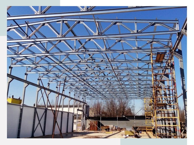 Строительство цехов в Псков от 609 руб. под ключ