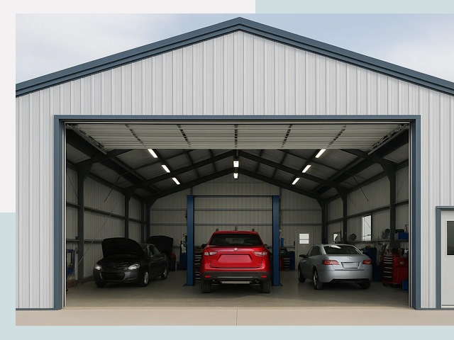 Ангары из сэндвич панелей от 609 руб. в Псков