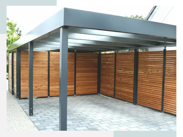 Навесы для парковки в Пскове