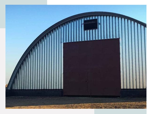Бескаркасные ангары в Пскове