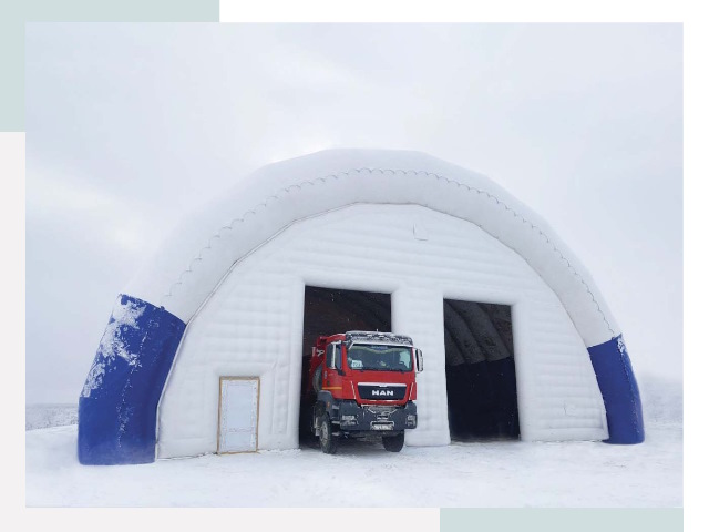 Мобильные ангары в Пскове