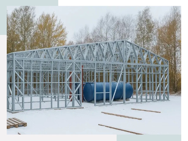 Металлические ангары в Пскове