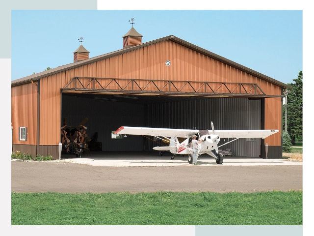 Ангары для самолетов в Пскове