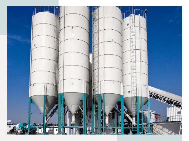 Строительство цементных силосов в Пскове
