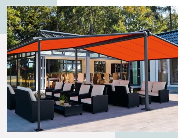 Навесы для кафе и ресторанов в Пскове