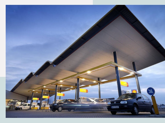 Навесы для АЗС в Псков от 609 руб. - Защита и комфорт