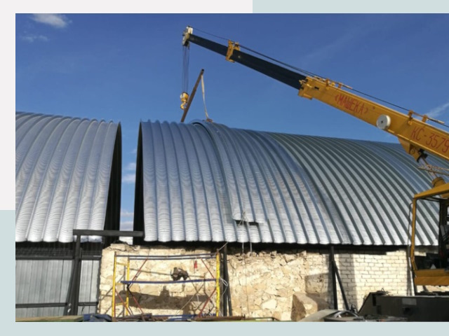 Реконструкция ангаров в Пскове от 609 руб.