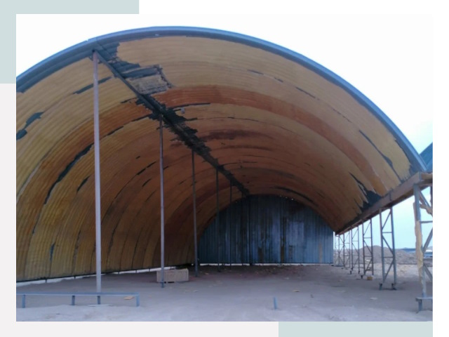 Реконструкция ангаров в Пскове