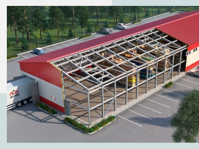 Проектирование ангаров в Пскове от 609 руб.